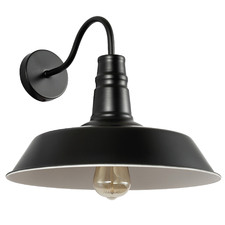 Levy Black Iron Wall Sconce