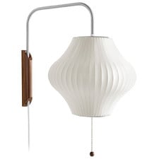 George Nelson Pear Replica Steel Wall Sconce