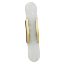 Seth Elongated Replica Stone Wall Sconce