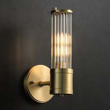 Griffin Fluted Glass Wall Sconce