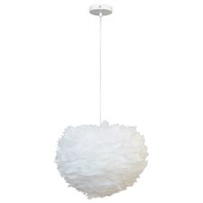 Faven Steel Feather Pendant Light