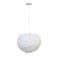 Zain Steel Feather Pendant Light