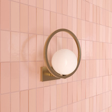 Kiran Brass Circular Wall Sconce
