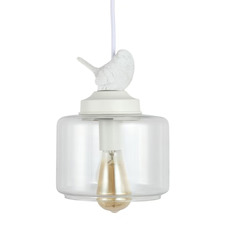 Bird Glass Pendant Light