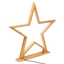 Monica Star Bamboo LED Table Lamp