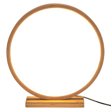 32cm Natural Ring Bamboo LED Table Lamp