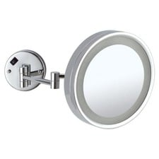 Round 3x Magnification Mirror With LED & Concealed Wiring