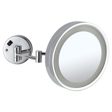 Round 3x Magnification Mirror With Light & Concealed Wiring