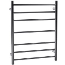 600 x 800mm Gunmetal Thermorail Towel Rail