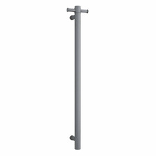 Thermorail 900mm Vertical Heated Towel Rail with Hook