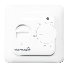 Thermonet White Manual Dial Thermostat