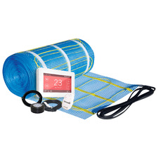 Thermonet 150W/m² Self Adhesive Under Tile Heating with White Dual Thermostat