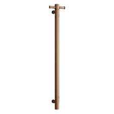 Thermorail 900mm Vertical Heated Towel Rail with Hook