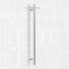 Thermorail 900mm Vertical Heated Towel Rail with Hook