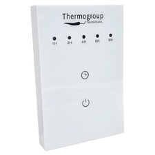 Thermotouch White Towel Rail Boost Timer