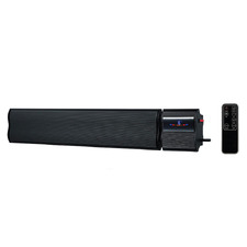 Lotus 1800W Black Outdoor Heater