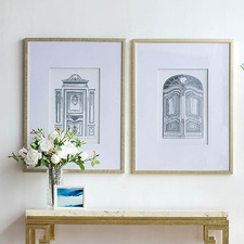 Ornate Doors Printed Wall Art Diptych