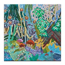 In A Garden Printed Wall Art by Lia Porto