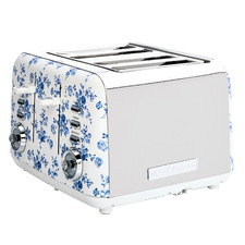 China Rose 4 Slice Stainless Steel Toaster