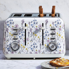 Wild Meadow 4 Slice Stainless Steel Toaster