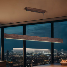 Galej Walnut Wood LED Pendant Light