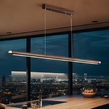 Byron Walnut Wood Pendant Light
