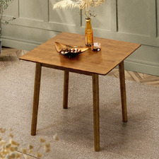 Amyra Square Rubberwood Dining Table