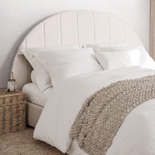 White Anrik Boucle Bedhead