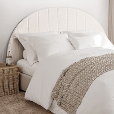 White Anrik Boucle Bedhead