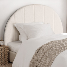 White Anrik Boucle Bedhead