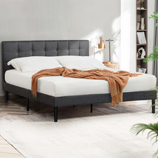 Nevelson Upholstered Platform Bed