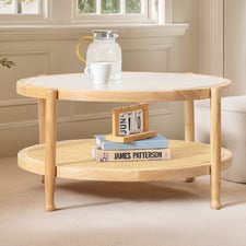Radiant 2-Tier Round Coffee Table