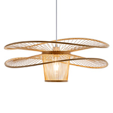 Ava Sofia 60cm Bamboo Pendant Light