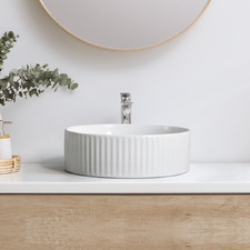 Cove 360mm Gloss White Ceramic Above Counter Basin