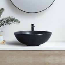 Cove 400mm Round Matte Ceramic Above Counter Basin