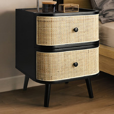 Francia Rattan Bedside Table