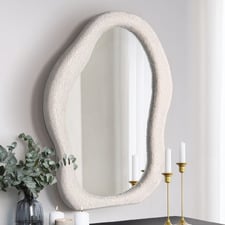 Zyair Boucle Wall Mirror