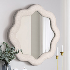 Ezri Boucle Wall Mirror