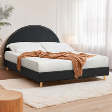 Akoni Pine Wood Bed Frame