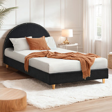 Akoni Pine Wood Bed Frame