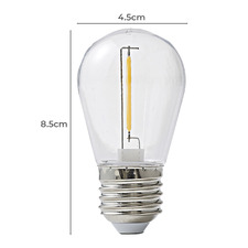 Warm White LED Outdoor Festoon Lights