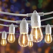 Warm White LED Outdoor Festoon Lights