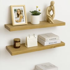 Blanchard Floating Wall Shelves with LED (Set of 2)