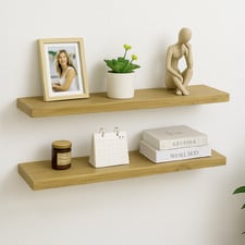 Blanchard Floating Wall Shelves with LED (Set of 2)
