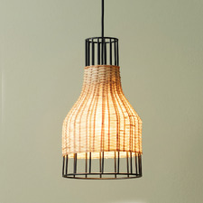 Zahraa Bamboo Pendant Light