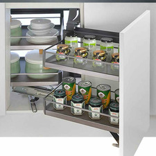 Galley Magic Corner Pull Out Kitchen Storage Right Opening