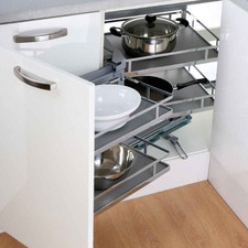 Provedore Magic Corner Pull Out Kitchen Storage Left Opening