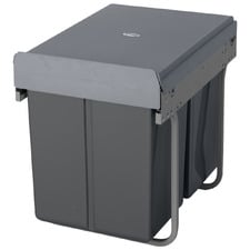 Domestique 40L Twin Slide Out Concealed Waste Bin