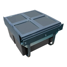 Domestique 36L Twin Slide Out Concealed Waste Bin