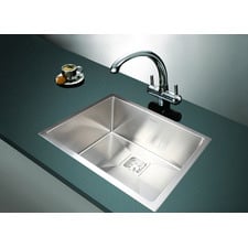 Claron Single Silver Stainless Steel Kitchen Sink
